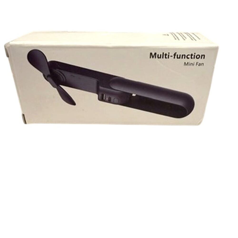 Portable Handheld Mini Fan‎ Rechargeable 3 Speed USB Low Noise Travel Cooling